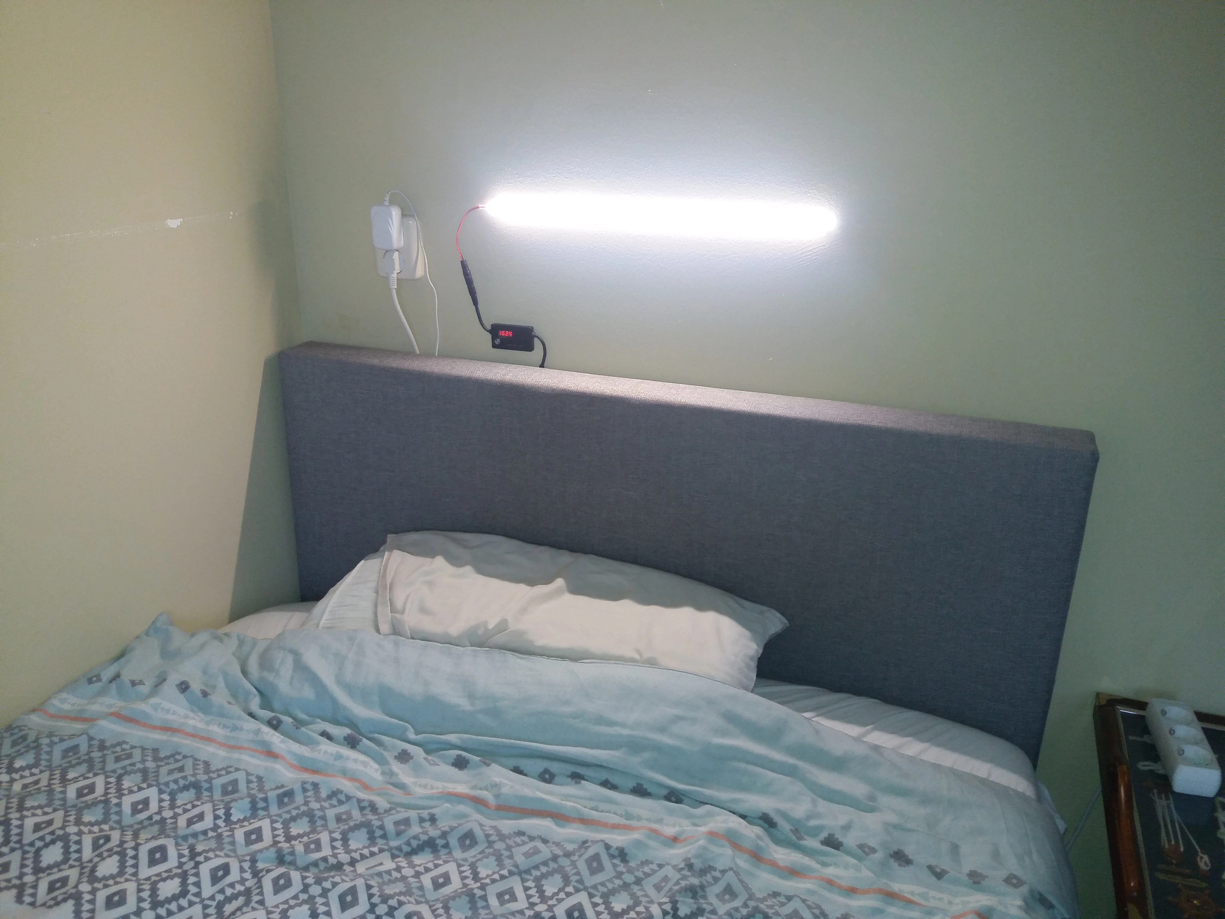 Wake-up light end result.